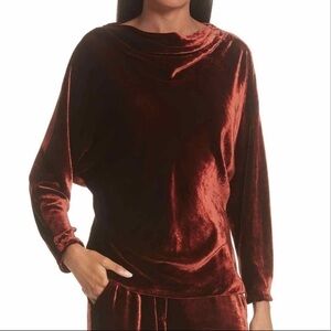 ALC Miller Cowl neck velvet top size 6